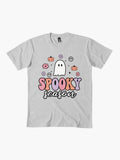 Groovy Ghost Spooky Season Retro Hippie Halloween Cute Premium T Shirt