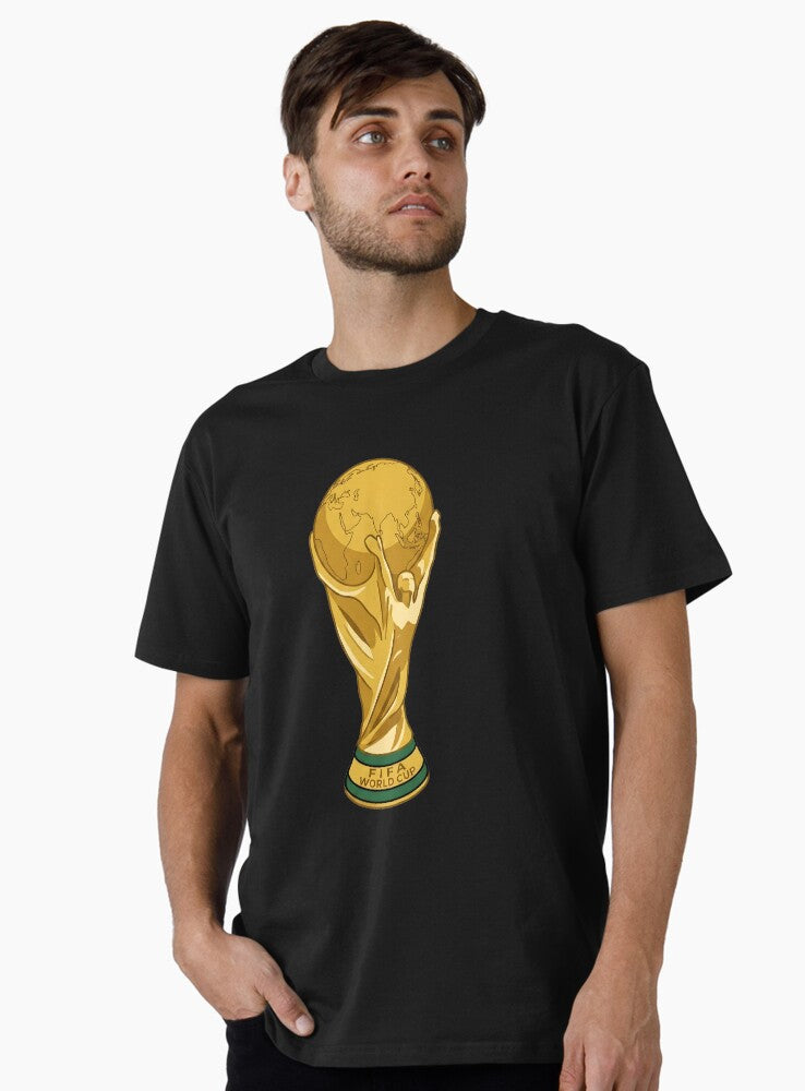 Classic Golden World Cup Trophy Sticker Premium T-Shirt