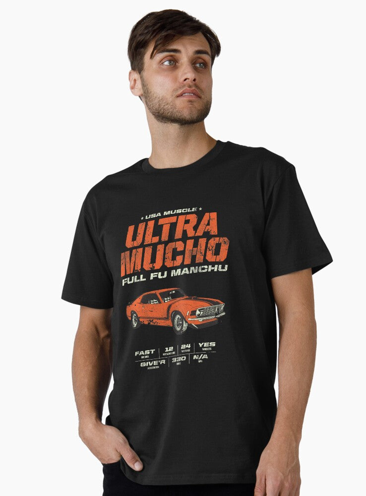 USA Muscle Ultra Mucho Full Fu Manchu Premium T Shirt T Shirt Trending US Best Seller Look