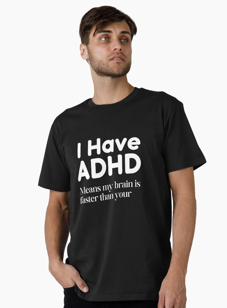 ADHD Sarcasm funny quotes Premium T-Shirt