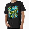 Limp Bizkit Electric Graffiti | AI-Generated Neon Street Art | High-Energy Band Design Premium T-Shirt for Sale by briangollob