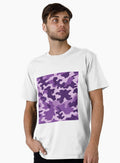 Purple camouflage pattern Premium T Shirt T Shirt Aesthetic Fit Daily Comfort