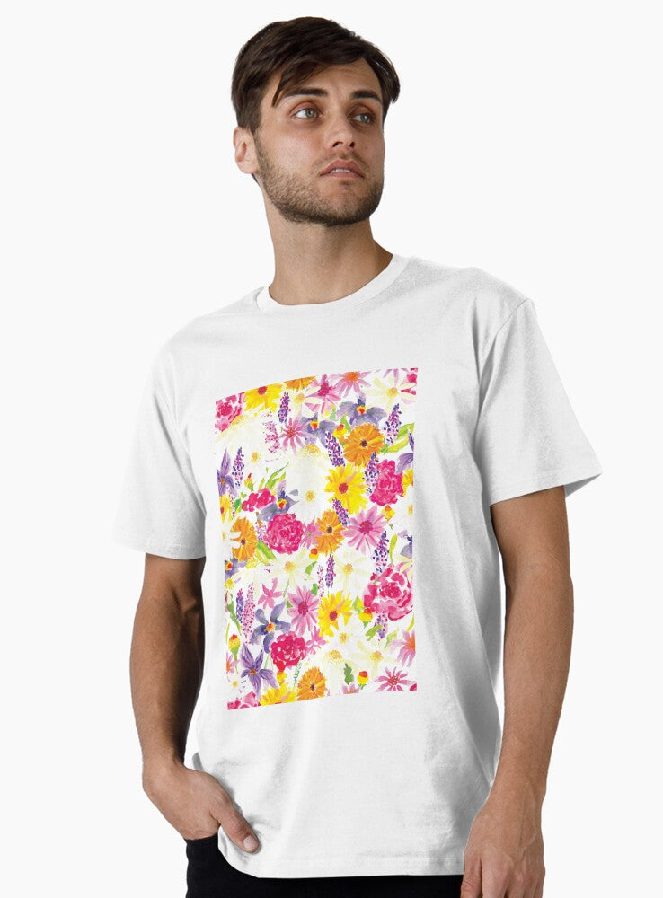 Bright folk flowers