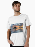 Sunset reflections St s Mount Premium T Shirt T Shirt Generic Icon Style