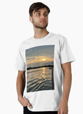 Sunset in St Michaels Premium T Shirt T Shirt Minimal Artwork