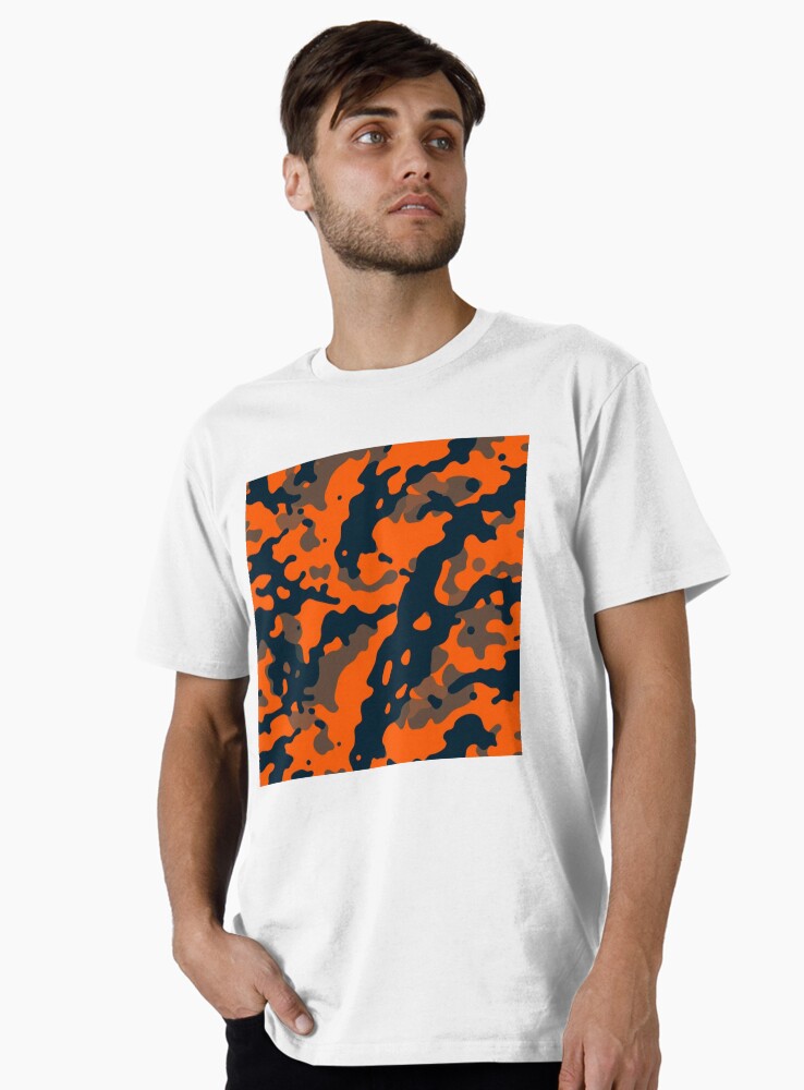 Orange Camo Premium T Shirt T Shirt Premium Quality Streetwear Essential