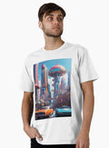 Retro Futurism Revival Premium T-Shirt | Premium Unisex T-Shirt, Trending Graphic Tee