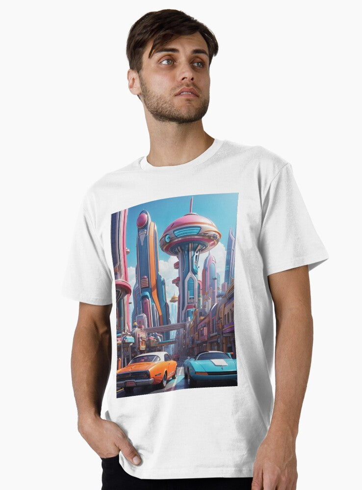Retro Futurism Revival Premium T-Shirt | Premium Unisex T-Shirt, Trending Graphic Tee