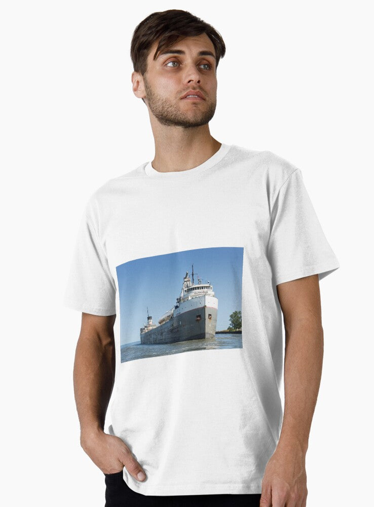 The Ship Cuyahoga Premium T Shirt T Shirt Clean Design