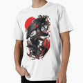Wolfman Vaporwave Streetwear Urban Premium T-Shirt by OWLvision33