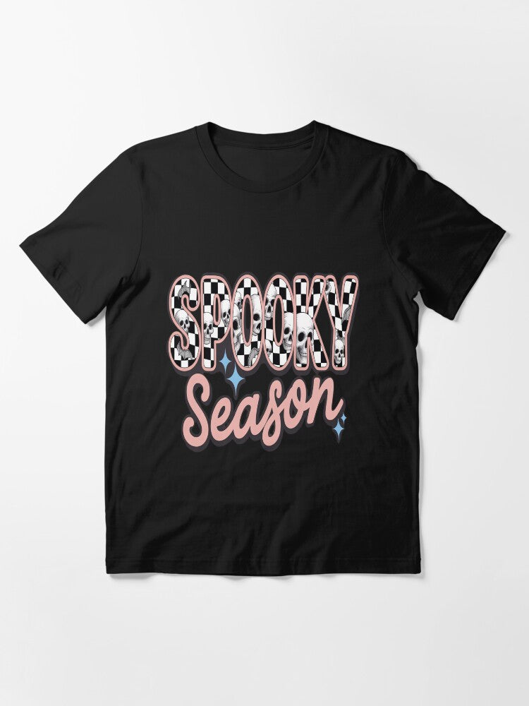 Spooky Season Trendy Roses Floral Halloween Essential T Shirt 2