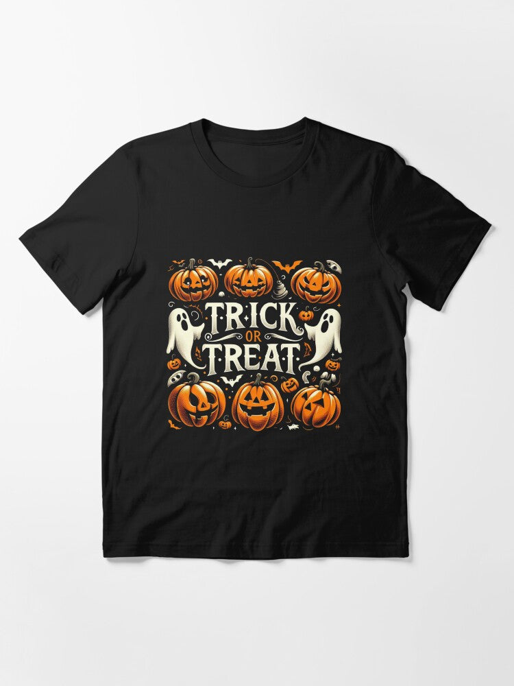 Cute And Funny Halloween Ghost Trick Or Treat Essential T Shirt Gift Ready