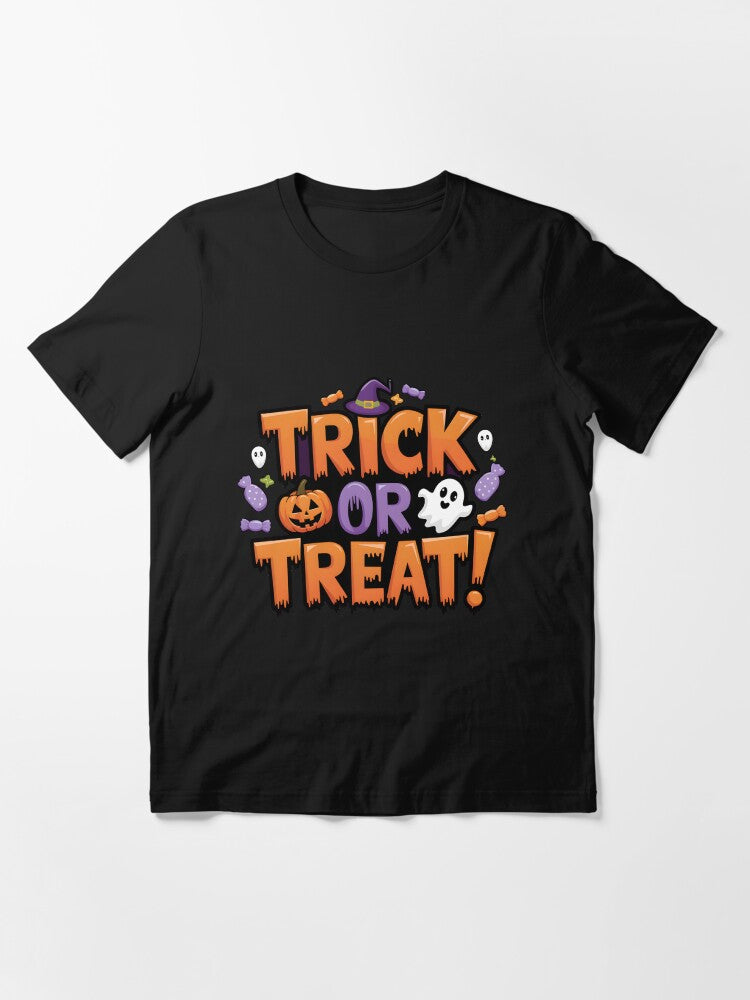 Trick Or Treat Halloween Essential T Shirt Minimal Style