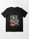 Spooky Delight Adorable Halloween Trick Or Treat Design Essential T Shirt US Trend