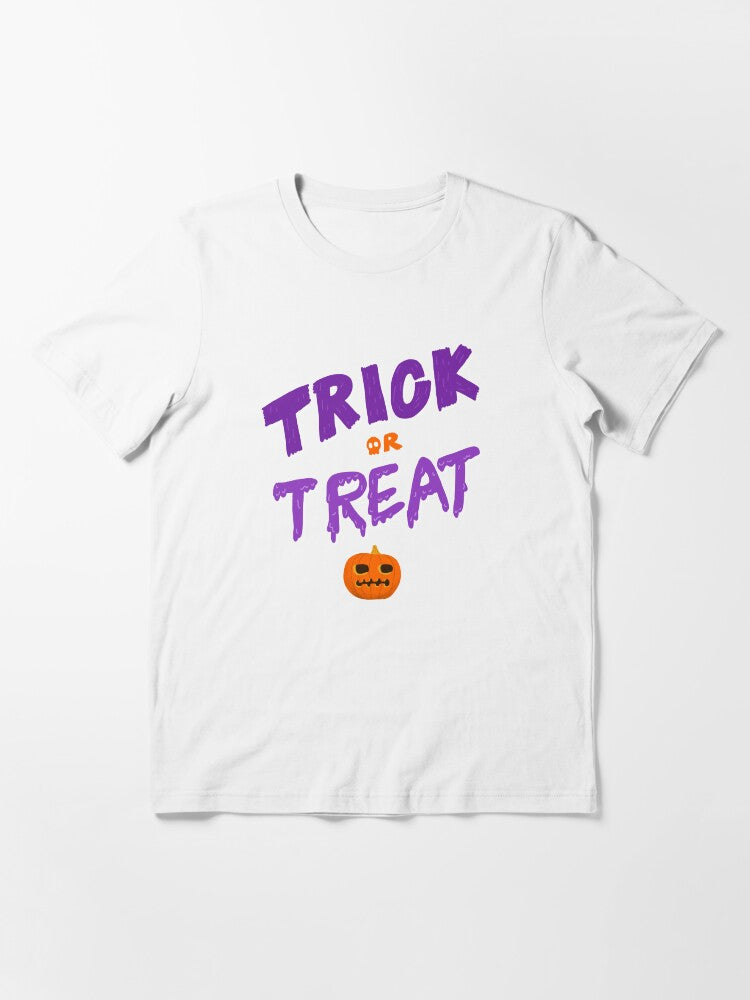 Trick Or Treat Halloween Essential T Shirt Minimal Style 3