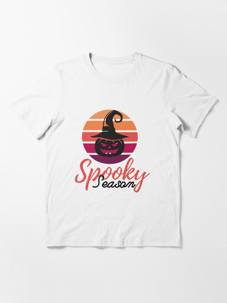 Western Halloween Spooky Retro Vintage Spooky Season Pumpkin Essential T Shirt