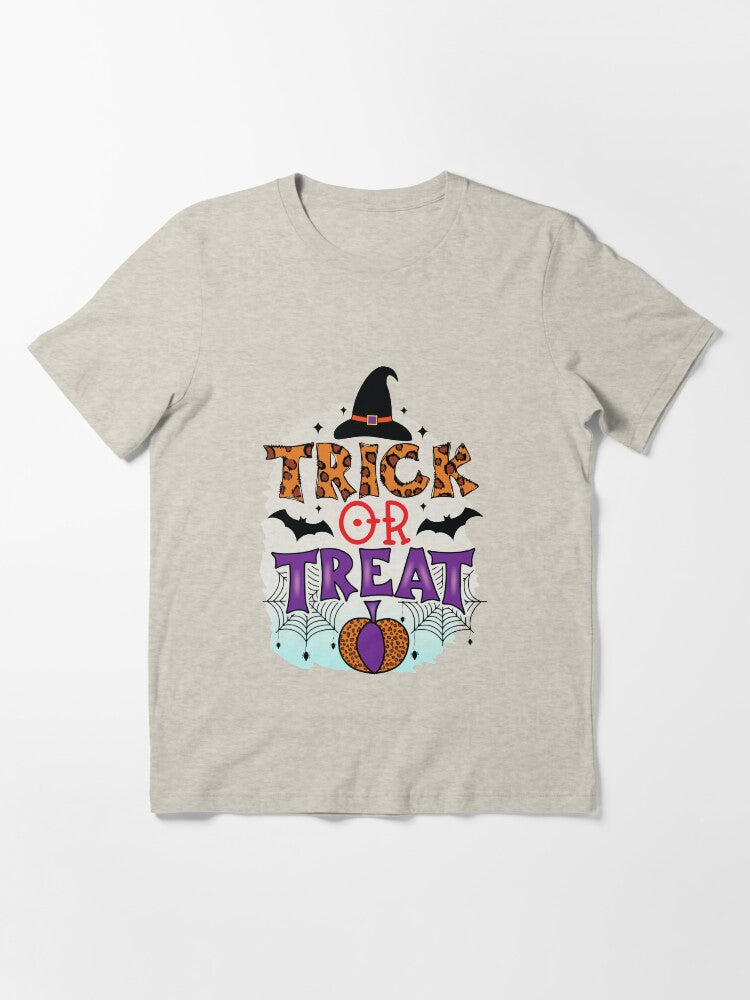 Trick Or Treat Pumpkin House Moon Halloween Essential T Shirt Minimal Style
