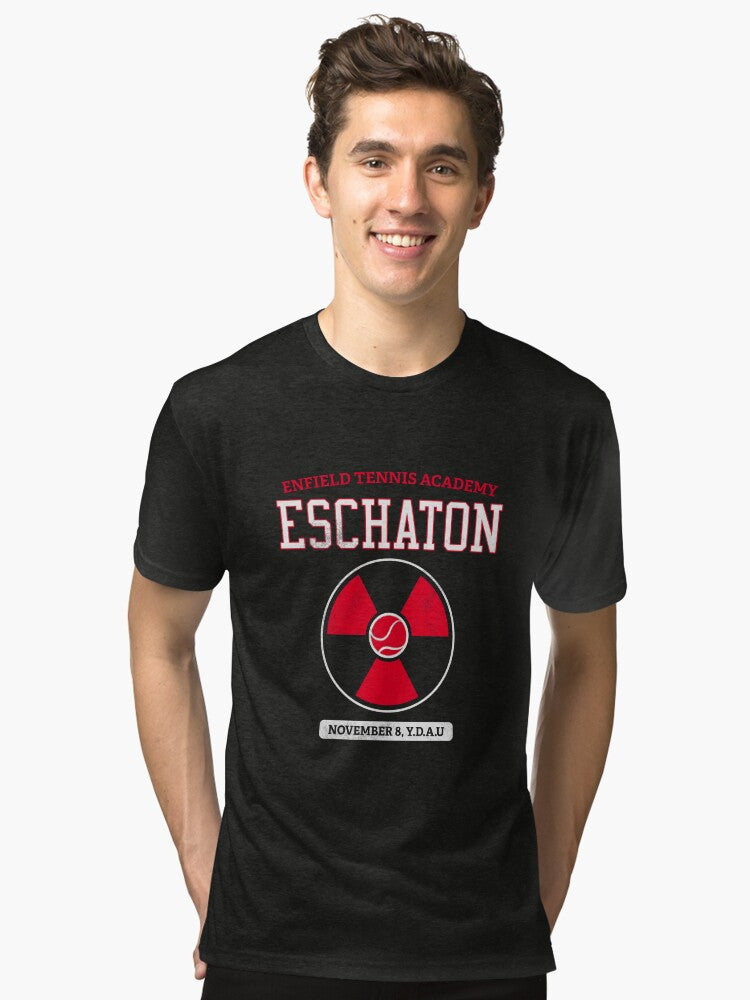 Enfield Tennis Academy Eschaton Tri blend T Shirt T Shirt Streetwear Style Hot Right Now