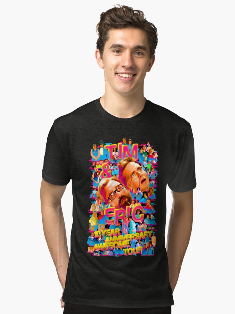 Tim and Eric Tri blend T Shirt T Shirt Viral TikTok Fan Favorite