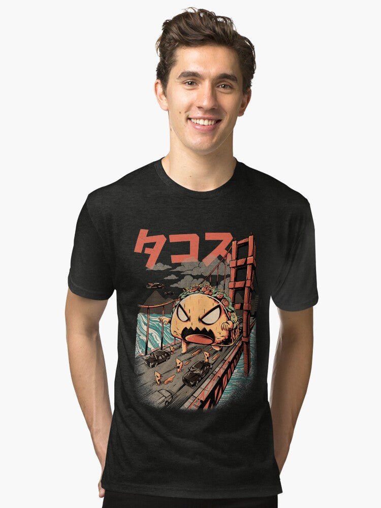 The Black Takaiju Tri blend T Shirt T Shirt Viral TikTok Gift Ready