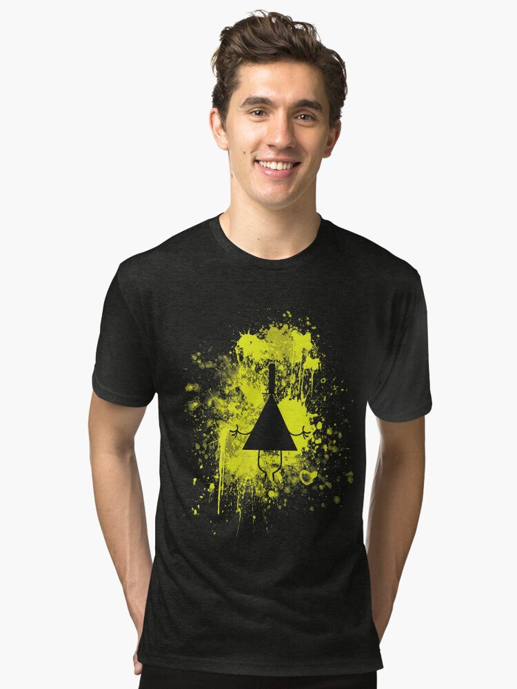 Gravity Falls Bill Tri blend T Shirt T Shirt Comfort Fit Daily Wear