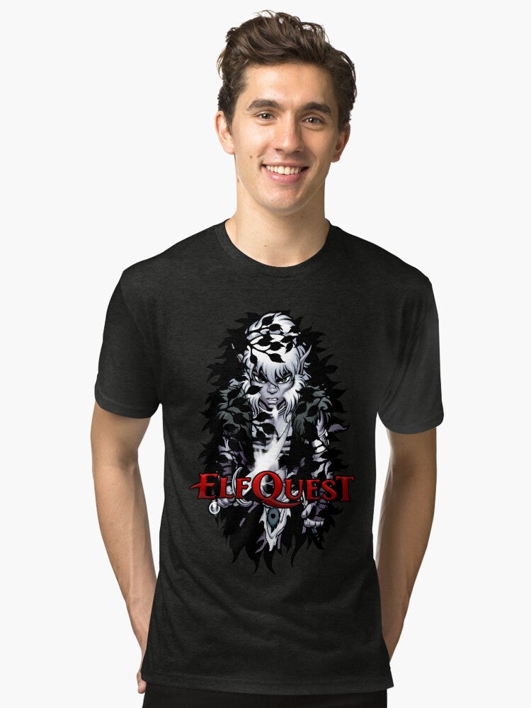 ElfQuest Darkwoods Cutter Tri blend T Shirt T Shirt Trending US Hot Right Now