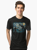 Jurassic Night Tri blend T Shirt T Shirt Trending US Fan Favorite