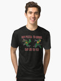Say pizza to drugs Tri blend T Shirt T Shirt High Search Demand Fan Favorite