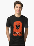 House hausu Logo Tri blend T Shirt T Shirt Comfort Fit Fan Favorite