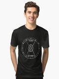 As Above So Below white Tri blend T Shirt T Shirt Premium Print Hot Right Now