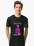 FLOTUS series Betty Bloomer Ford Tri blend T Shirt T Shirt Premium Print Daily Wear