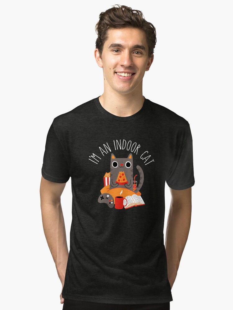 Indoor Cat Tri blend T Shirt T Shirt High Search Demand Hot Right Now