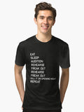 Stage Left Stage Right Funny Theater Broadway Musical Actress Actor Tri blend T Shirt T Shirt Comfort Fit Hot Right Now