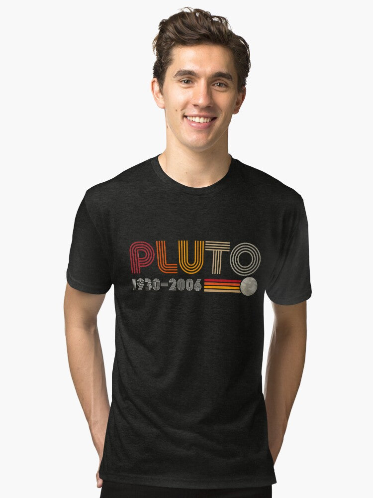 PLUTO Tri blend T Shirt T Shirt Trending US Gift Ready