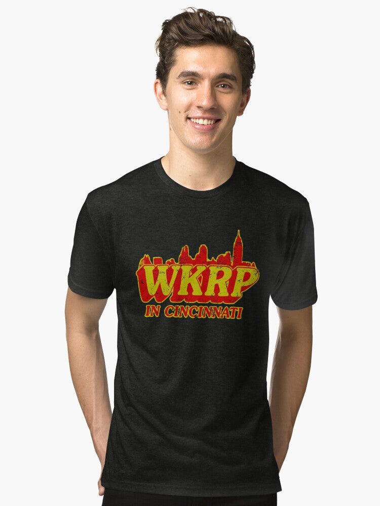 WKRP In Cincinnati Tri blend T Shirt T Shirt Comfort Fit Daily Wear