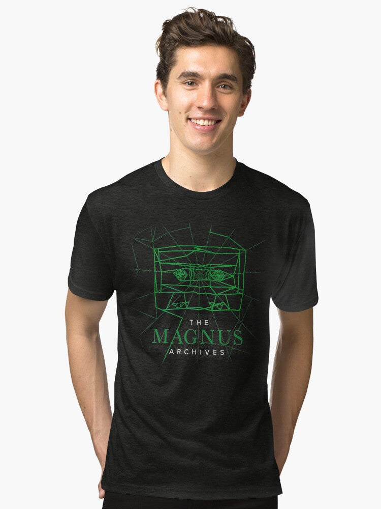 Transparent The Magnus Archives Logo Season 5 Tri blend T Shirt T Shirt Comfort Fit Gift Ready