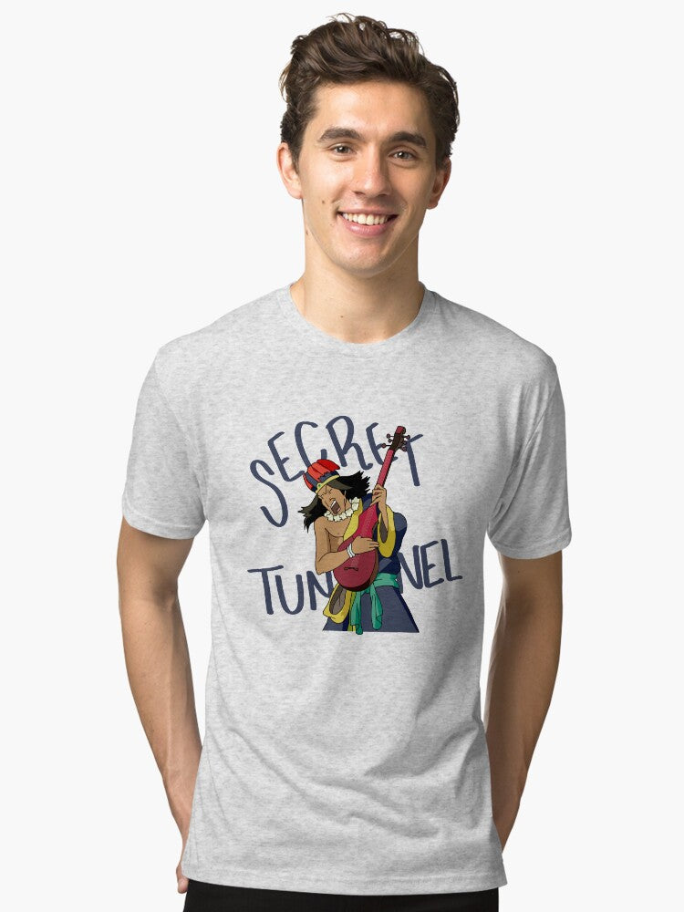 Avatar The Last Airbender Secret Tunnel Tri blend T Shirt T Shirt Comfort Fit Best Seller Look