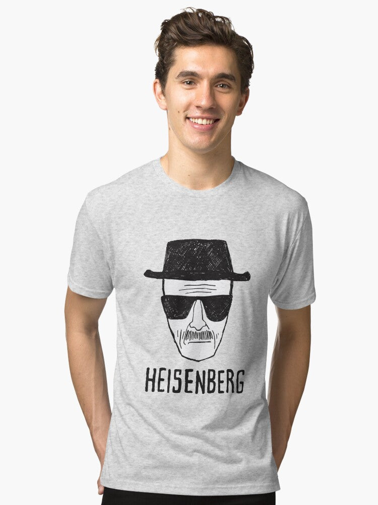 Breaking Bad Heisenberg Drawing Tri blend T Shirt T Shirt Premium Print Gift Ready