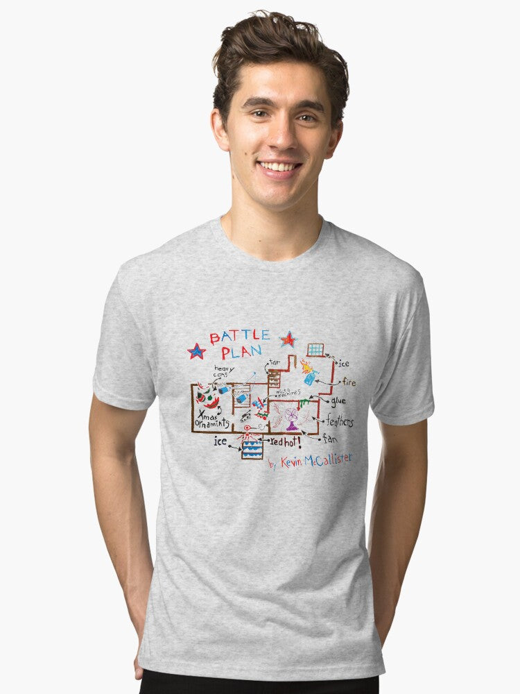 Home Alone Tri blend T Shirt T Shirt High Search Demand Gift Ready