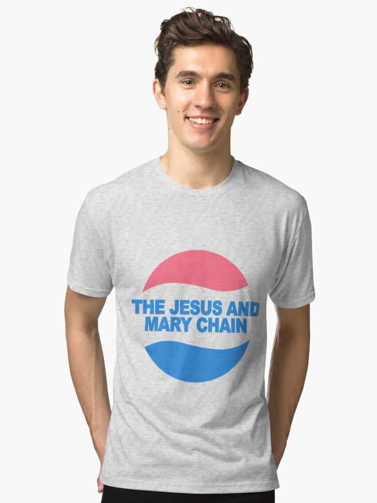 The Jesus And Mary Chain 90s Style Logo Design Tri blend Shirt T Shirt Clean Design