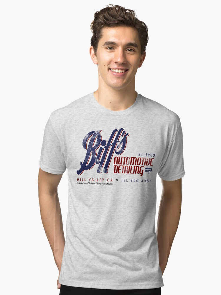 Biff s Auto Detailing Tri blend T Shirt T Shirt Viral TikTok Hot Right Now