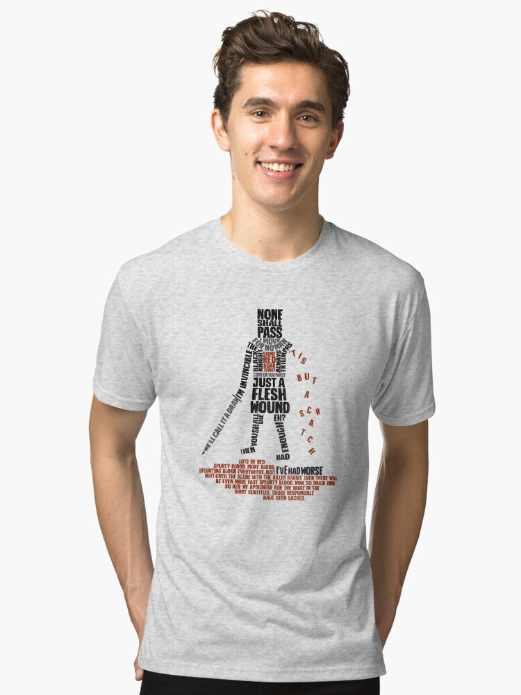 Tis But Some Text Tri blend T Shirt T Shirt Comfort Fit Best Seller Look