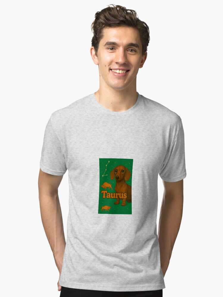 Taurus dachshund Tri blend T Shirt T Shirt Premium Print Best Seller Look