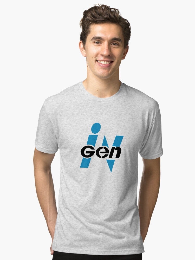 InGen Logo Original Tri blend T Shirt T Shirt Streetwear Style Gift Ready