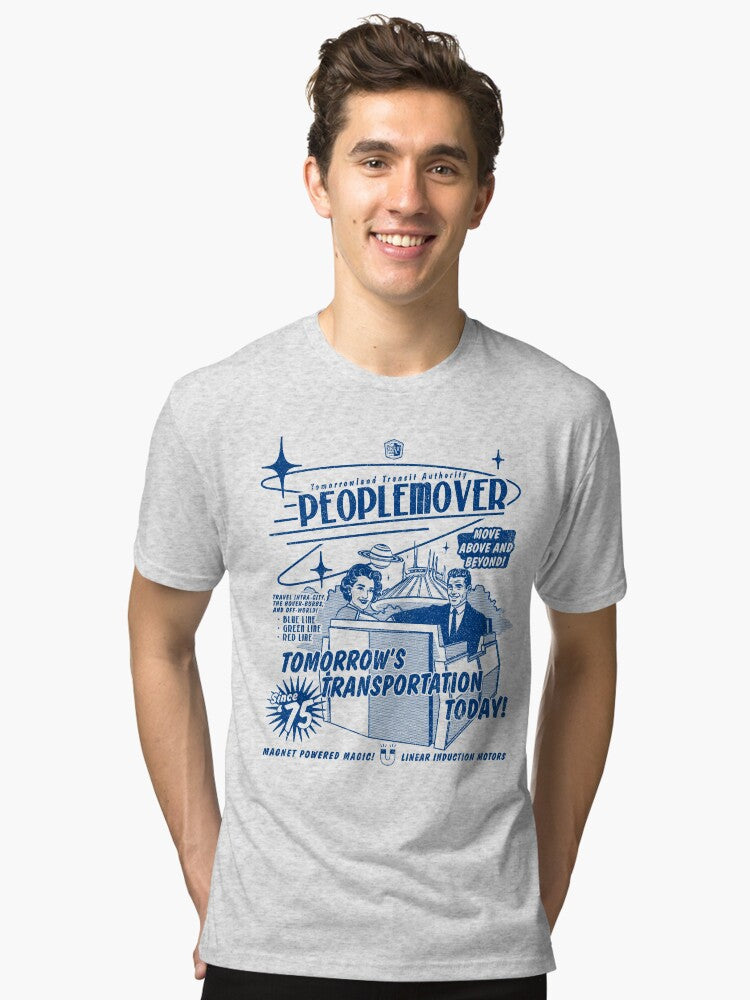 Peoplemover Tri blend T Shirt T Shirt Streetwear Style Best Seller Look