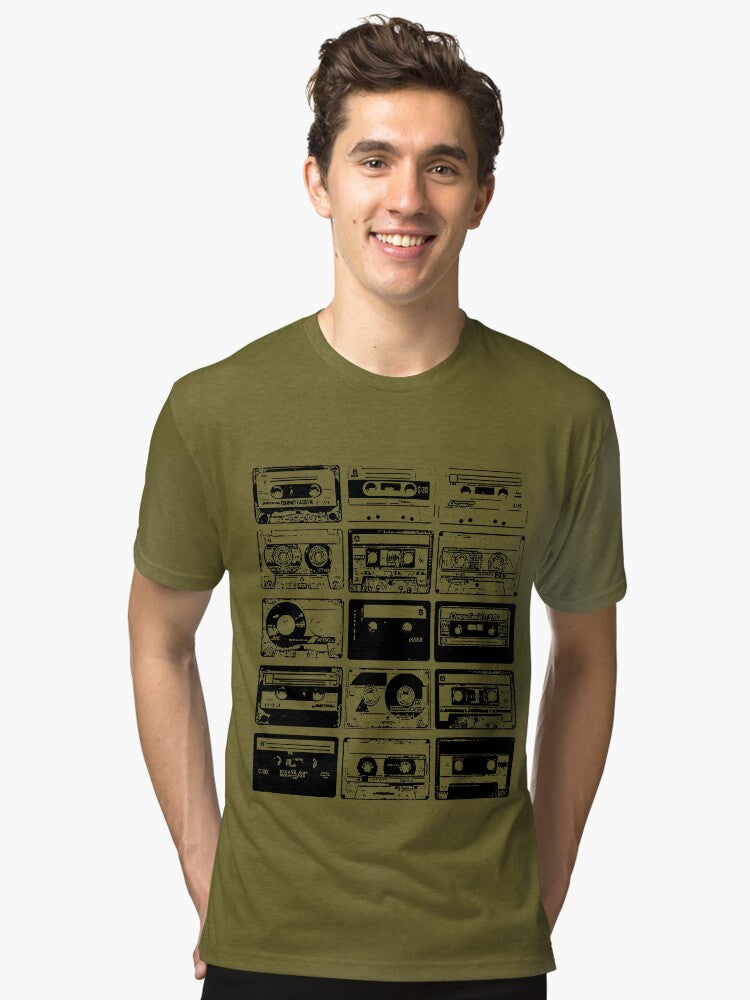 Retro Music 15 Tri blend T Shirt T Shirt Premium Print Best Seller Look