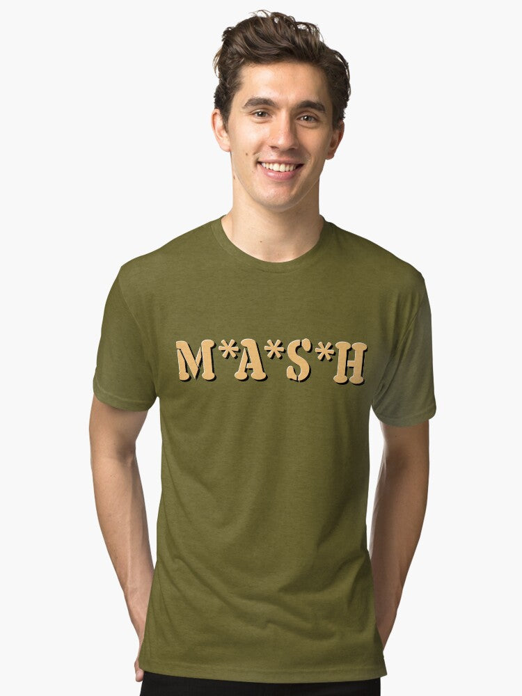 MASH Tri blend T Shirt T Shirt Premium Print Fan Favorite