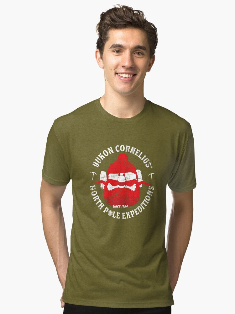 Yukon Cornelius North Pole Expeditions Tri blend T Shirt T Shirt High Search Demand Fan Favorite