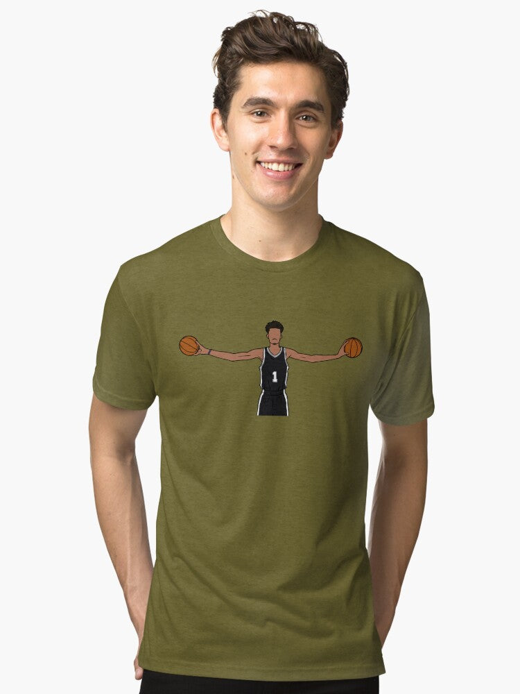 Victor Wembanyama Wingspan Tri blend T Shirt T Shirt Trending US Fan Favorite