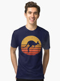 Kangaroo Retro Tri blend T Shirt T Shirt Viral TikTok Daily Wear